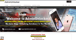 Desktop Screenshot of adminunlocker.com